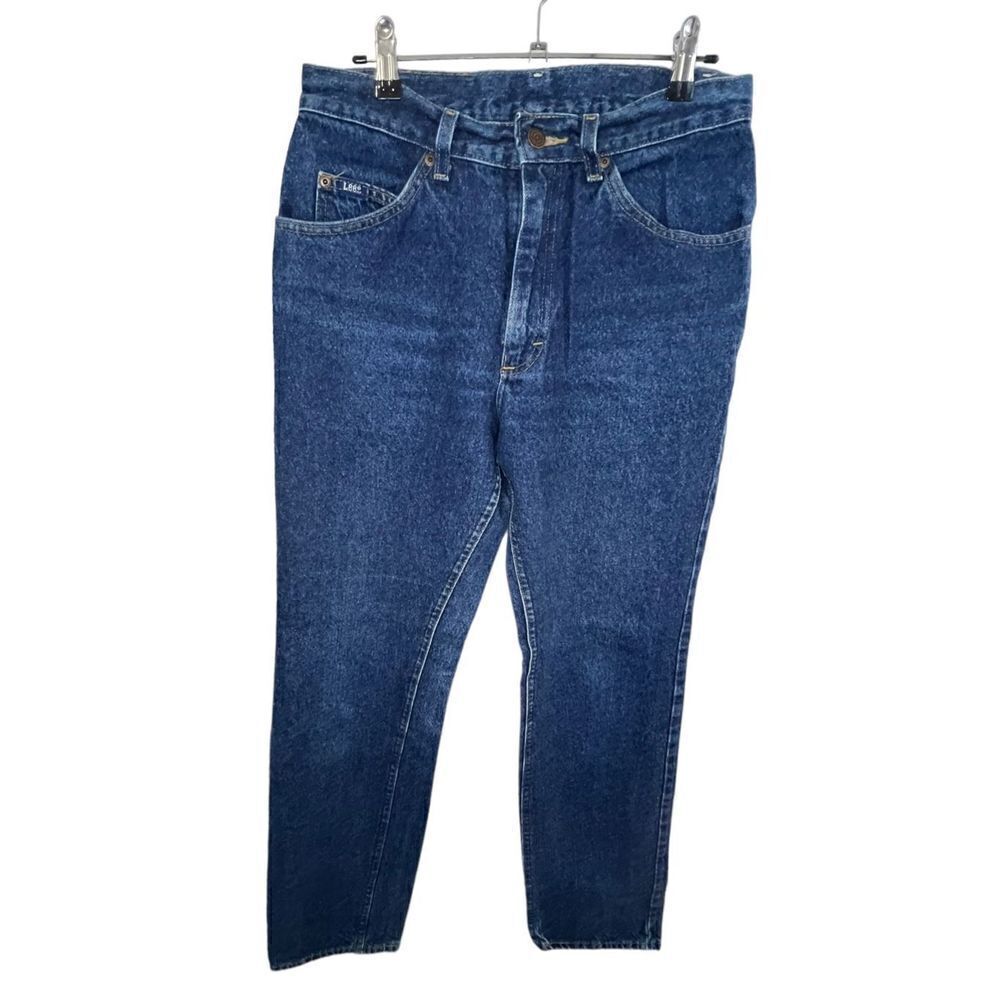 Men’s Vintage Lee Straight Leg Dark Wash Jeans